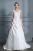 Robe de mariée décolleté dans le dos a-ligne rêveur longue officiel - 3