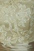 Robe de mariée simple informel textile en tulle manche nulle ligne a - 1