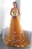 Robe de bal en salle splendide cordon textile en tulle modeste - 2