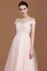 Tüll Bezaubernd Prinzessin Herz-Ausschnitt Brautjungfernkleid mit Natürlicher Taille - 6