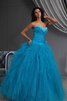 Abito Quinceanera in Tulle Cuore con Increspato A-Line con Increspature Ball Gown - 2