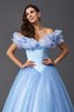 Abito Quinceanera Lungo con Perline Ball Gown Fuori dalla spalla A Terra - 6