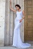 Elegante Vestido de Novia de Tiras anchas de Sin mangas - 1