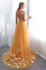 Robe de bal en salle splendide cordon textile en tulle modeste - 6