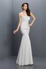 Chiffon Plissiertes Bodenlanges Brautjungfernkleid mit Herz-Ausschnitt mit Empire Taille - 29