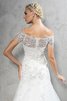 Abito da Sposa Stravagante Lunghi Moderno Tubino con Applique - 6