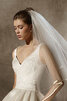 Robe de mariée manche nulle avec perle fantastique vintage longue - 4