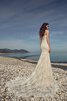 Robe de mariée delicat charmeuse en plage cordon de traîne courte - 2