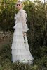 Robe de mariée avec perles splendide longue romantique solennelle - 1