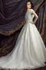 Abito da Sposa Vintage Ball Gown con Piega in pizzo Principessa con Fusciacca - 2