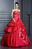 Formal Vestido de Quinceañeras de Corte Evasé de Imperio Cintura de Flores - 1