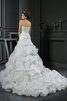 Abito da Sposa Coda A Strascico Cattedrale Vintage Ball Gown Allacciato Cuore - 2