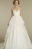 Abito da Sposa in Tulle Ball Gown Conotta Coda A Strascico Cappella moda Naturale - 1