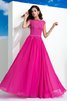 Normale Taille Klassisches A-Line Bodenlanges Bezauberndes Abendkleid - 5