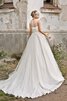 Abito da Sposa A Terra Tondo Naturale Ball Gown Spazzola Treno Lungo - 3