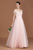 Tüll Bezaubernd Prinzessin Herz-Ausschnitt Brautjungfernkleid mit Natürlicher Taille - 1