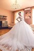 Abito da Sposa Coda A Strascico Corto in Tulle Elegante Vintage Ball Gown - 1