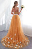 Robe de bal en salle splendide cordon textile en tulle modeste - 7