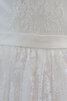 Robe de mariée plissé distinguee elevé avec nœud avec ruban - 4