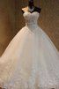 Robe de mariée angélique en tulle salle interne de traîne courte avec sans manches - 1