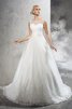 Reißverschluss Ärmelloses Duchesse-Linie Luxus Brautkleid mit Schleife - 1