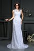 Robe de mariée naturel longue luxueux fermeutre eclair manche nulle - 1