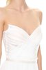 Abito da Sposa Senza Maniche Semplice Cuore Naturale A Terra con Criss-cross - 4