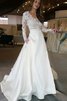 Abito da sposa con ricamo a-line medievale alla moda lusso originale - 1