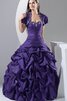 Abito Quinceanera con Ricamo con Stropicciato Cuore Ball Gown - 1