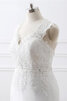 Abito da sposa con perline splendente a-line naturale a sala con applique - 5