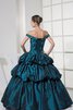 Duchesse-Linie Spaghetti Träger Pick-Ups Quinceanera Kleid mit Rücken Schnürung mit Applike - 4