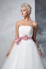 Abito da Sposa Elegante Ball Gown Farfalla Ornamento Alta Vita Senza Spalline - 7