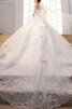 Abito da Sposa Cuore favola Allacciato con Perline Elegante Ball Gown - 1