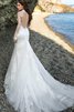 Abito da Sposa Lupetto in pizzo Cerniera in Pizzo retro Elegante - 2