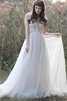 Robe de mariée textile en tulle balancement fantastique longue solennel - 9