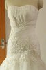 Robe de mariée appliques bandouliere spaghetti trou de serrure de sirène - 3