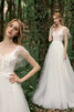 Robe de mariée salle interne merveilleux distinguee romantique longue - 4