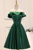 Abito Homecoming moda Vintage Elegante Senza Maniche al ginocchio Corto - 1