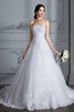 Abito da Sposa a Spiaggia Ball Gown Senza Maniche Coda A Strascico Corto Elegante - 1