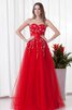 Ärmelloses langes Quinceanera Kleid mit Herz-Ausschnitt - 1