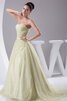 Abito Quinceanera con Piega in Tulle Ball Gown Cuore A-Line con Increspato - 4