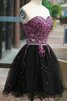 Tüll Verlockend Prinzessin Ärmelloses Abiballkleid mit Natürlicher Taille - 2