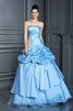 Robe de quinceanera formelle de col en cœur en organza de lotus de mode de bal - 1