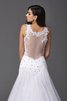 Robe de mariée longue delicat avec perle bandouliere spaghetti avec sans manches - 6