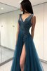 Prinzessin Normale Taille Tolle Ballkleid mit Applike aus Tüll - 1