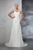 Robe de mariée luxueux ruché avec chiffon bandouliere spaghetti de sirène - 1