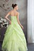 Pick up Duchesse-Linie Paillettenbesetztes Quinceanera Kleid mit Herz-Ausschnitt mit Blume - 6