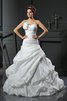 Abito da Sposa Coda A Strascico Cattedrale Vintage Ball Gown Allacciato Cuore - 1