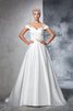 Duchesse-Linie Ärmelloses Zeitloses Luxus Brautkleid aus Taft - 3