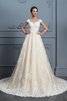 Abito da sposa moderno eccitante coda a strascico corto convenzionale seducente ball gown - 4